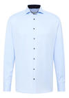 Produktbild fr 'ETERNA Modern Fit Cover Hemd Langarm Haifischkragen Blickdicht Twill mittelblau'