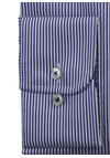 Produktbild fr 'ETERNA Slim Fit Hemd 1863 Langarm Haifischkragen Streifen dunkelblau'