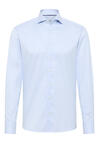 Produktbild fr 'ETERNA Slim Fit 1863 Hemd Langarm Haifischkragen Twill Streifen blau'