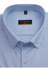 Produktbild fr 'ETERNA Slim Fit Hemd Halbarm Button Down Kragen Baumwolle hellblau'