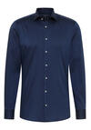 Produktbild fr 'ETERNA Slim Fit Performence Hemd Langarm New Kent Stretch nachtblau'