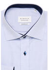 Produktbild fr 'ETERNA Comfort Fit Hemd Langarm New Kent Kragen Karo hellblau'