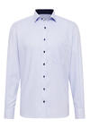 Produktbild fr 'ETERNA Comfort Fit Hemd Langarm New Kent Kragen Karo hellblau'