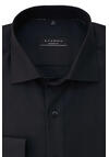Produktbild fr 'ETERNA Modern Fit Hemd Langarm New Kent Kragen Streifen schwarz'