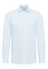 Produktbild fr 'ETERNA Slim Fit Hemd Langarm New Kent Kragen Popeline hellblau'