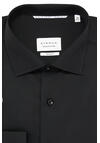 Produktbild fr 'ETERNA Slim Fit Hemd Langarm New Kent Kragen Popeline schwarz'
