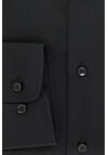 Produktbild fr 'ETERNA Slim Fit Hemd Langarm New Kent Kragen Popeline schwarz'