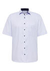 Produktbild fr 'ETERNA Comfort Fit Hemd Halbarm New Kent Kragen Struktur hellblau'