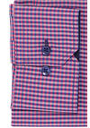 Produktbild fr 'ETERNA Modern Fit Hemd Langarm Button Down Kragen Karo rot'
