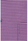 Produktbild fr 'ETERNA Modern Fit Hemd Langarm Button Down Kragen Karo rot'