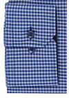 Produktbild fr 'ETERNA Modern Fit Hemd Langarm Button Down Kragen Karo blau'