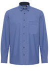 Produktbild fr 'ETERNA Comfort Fit Hemd Langarm Button Down Kragen Karo blau'