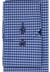 Produktbild fr 'ETERNA Comfort Fit Hemd Langarm Button Down Kragen Karo blau'