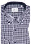 Produktbild fr 'ETERNA Comfort Fit Hemd Langarm Button Down Kragen Karo navy'