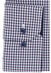 Produktbild fr 'ETERNA Comfort Fit Hemd Langarm Button Down Kragen Karo navy'