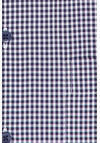 Produktbild fr 'ETERNA Comfort Fit Hemd Langarm Button Down Kragen Karo navy'