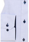 Produktbild fr 'ETERNA Modern Fit Hemd extra langer Arm Besatz Stukur hellblau'