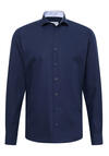 Produktbild fr 'ETERNA Modern Fit Hemd Langarm New Kent Kragen nachtblau'