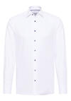 Produktbild fr 'ETERNA Slim Fit Hemd Langarm New Kent Kragen Struktur wei'
