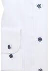 Produktbild fr 'ETERNA Slim Fit Hemd Langarm New Kent Kragen Struktur wei'