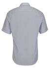 Produktbild fr 'ETERNA Modern Fit Hemd Halbarm New Kent Kragen Struktur hellblau'