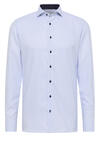 Produktbild fr 'ETERNA Slim Fit Hemd Langarm Haifischkragen Muster blau'