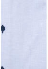 Produktbild fr 'ETERNA Slim Fit Hemd Langarm Haifischkragen Muster blau'