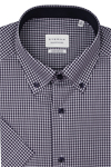 Produktbild f�r 'ETERNA Comfort Fit Hemd Halbarm Button Down Kragen Karo navy'