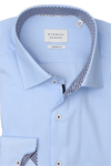 Produktbild fr 'ETERNA Modern Fit Hemd extra kurzer Arm New Kent Kragen hellblau'