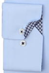 Produktbild fr 'ETERNA Modern Fit Hemd extra kurzer Arm New Kent Kragen hellblau'