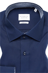Produktbild fr 'ETERNA Modern Fit Hemd super langer Arm New Kent Kragen dunkelblau'