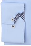 Produktbild fr 'ETERNA Comfort Fit Hemd super langer Arm New Kent Kragen hellblau'