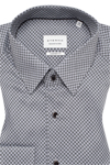 Produktbild fr 'ETERNA Comfort Fit Hemd Langarm New Kent Kragen Muster graun'