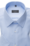 Produktbild fr 'ETERNA Comfort Fit Hemd Halbarm New Kent Kragen Natte hellblau'