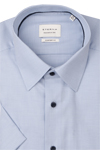 Produktbild fr 'ETERNA Comfort Fit Hemd Halbarm New Kent Kragen Struktur hellblau'
