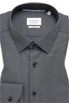Produktbild fr 'ETERNA Slim Fit Dynamic Cotton Hemd Langarm Struktur anthrazit'