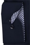 Produktbild fr 'ETERNA Slim Fit Hemd extra langer Arm New Kent Kragen dunkelblau'