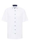 Produktbild fr 'ETERNA Modern Fit Hemd Halbarm New Kent Kragen Oxford wei'