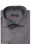 Produktbild f�r 'ETERNA Modern Fit Hemd super langer Arm New Kent Kragen Stretch grau'