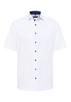 Produktbild fr 'ETERNA Comfort Fit Hemd Halbarm New Kent Kragen Oxford wei'