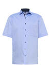 Produktbild fr 'ETERNA Comfort Fit Hemd Halbarm New Kent Kragen Oxford blau'