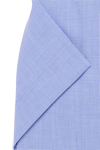 Produktbild f�r 'ETERNA Modern Fit Hemd Halbarm New Kent Kragen Struktur dunkelblau'