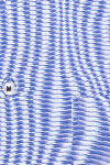 Produktbild f�r 'ETERNA Modern Fit Hemd Halbarm New Kent Kragen Struktur dunkelblau'
