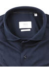 Produktbild fr 'ETERNA Slim Fit 1863 Hemd Langarm Haifischkragen Jersey nachtblau'