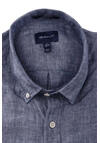 Produktbild fr 'GANT Regular Fit Hemd Langarm Button Down Kragen Brusttasche rauchblau'