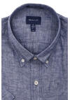 Produktbild fr 'GANT Regular Fit Hemd Halbarm Button Down Kragen dunkelblau'