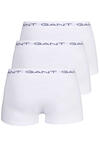 Produktbild fr 'GANT Boxershorts Gummibund mit Logoschriftzug 3er Pack wei'