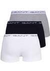 Produktbild fr 'GANT Boxershorts Logoschriftzug 3er Pack wei/grau/schwarz'