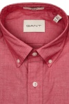 Produktbild fr 'GANT Slim Hemd Langarm Button Down Kragen Popeline rot'