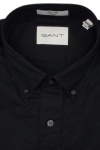 Produktbild fr 'GANT Slim Hemd Langarm Button Down Kragen Popeline schwarz'